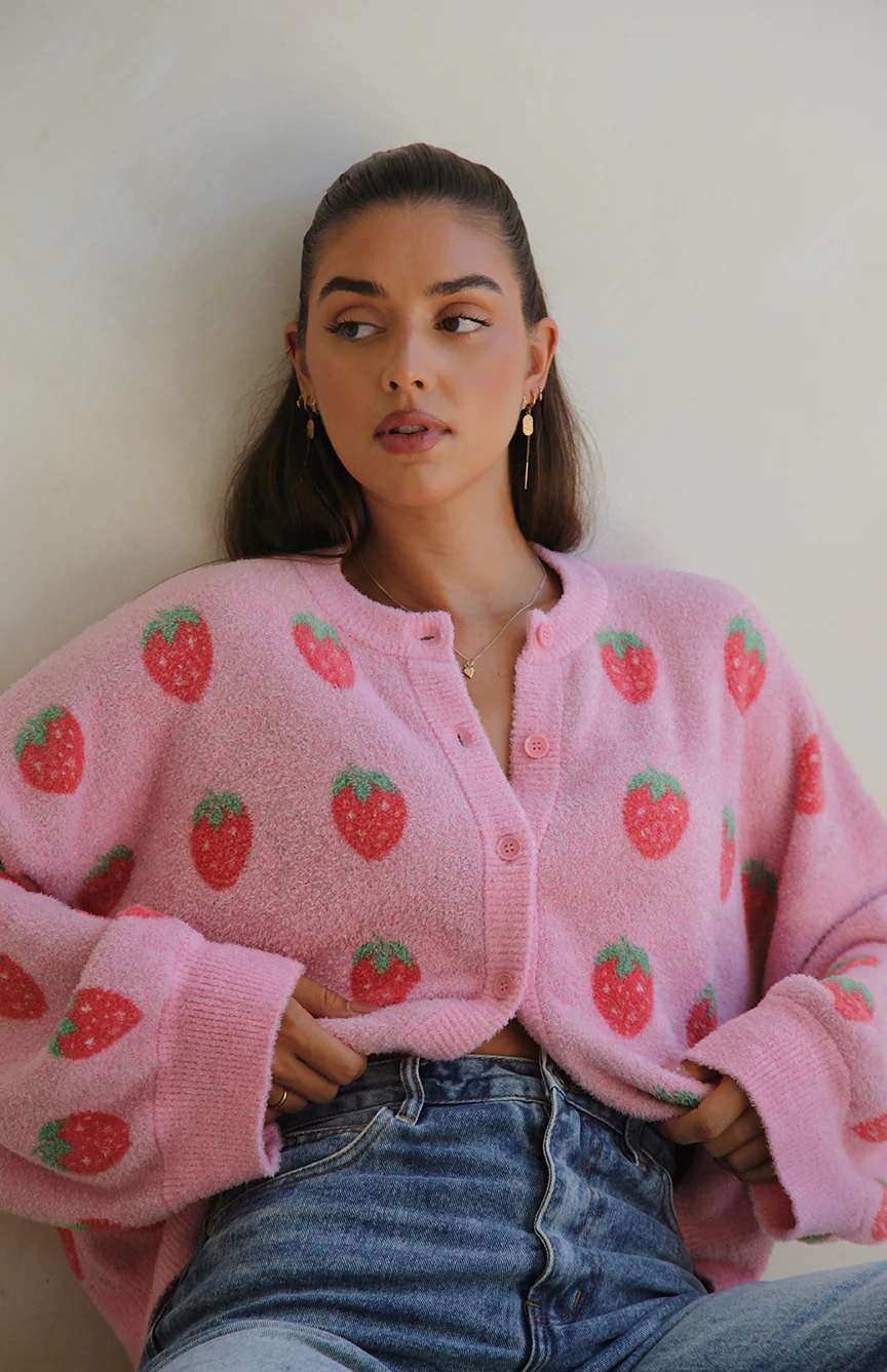STRAWBERRY CARDIGAN - MAMA - Image 6