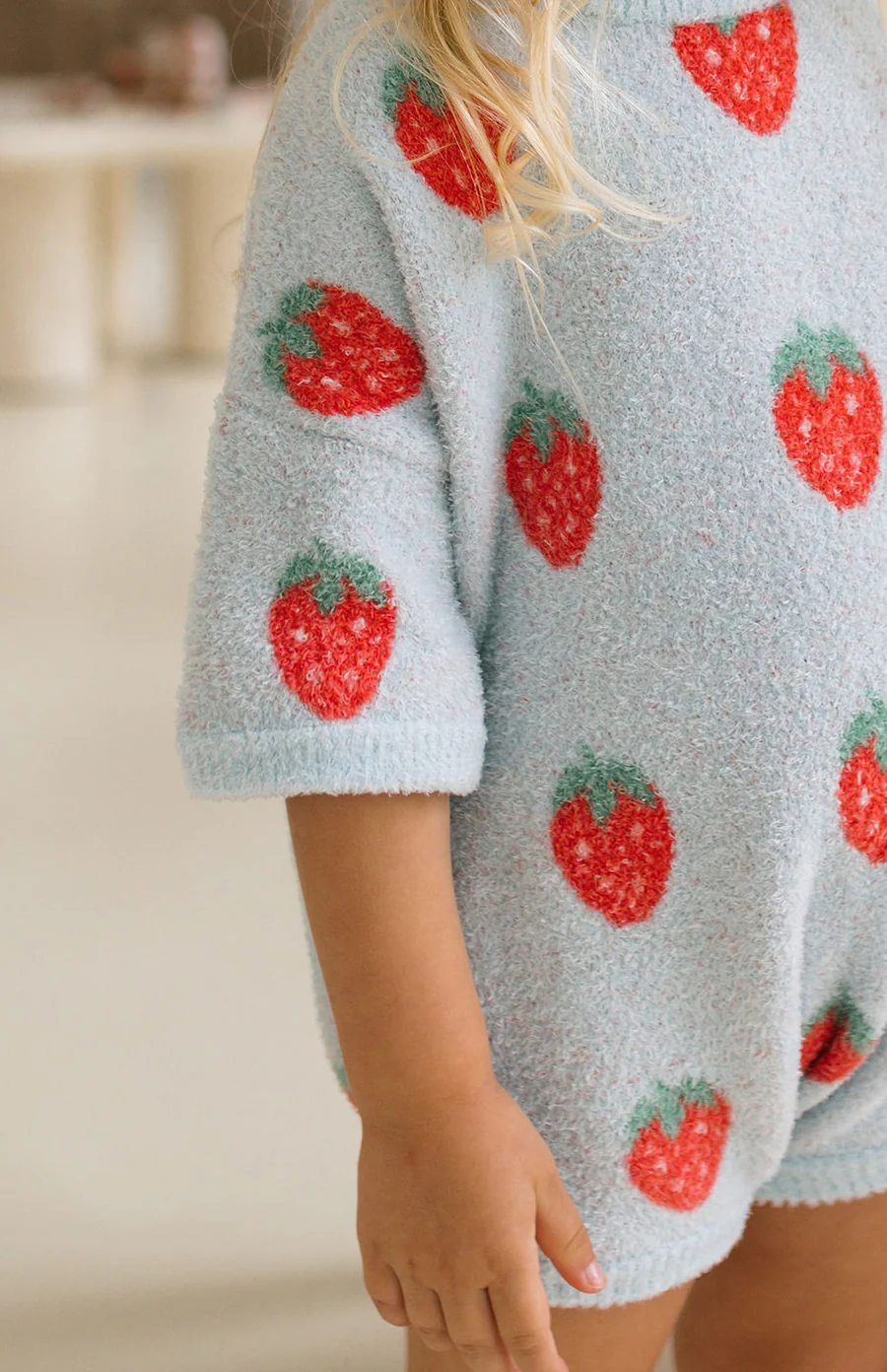 STRAWBERRY ROMPER - SKY - Image 5