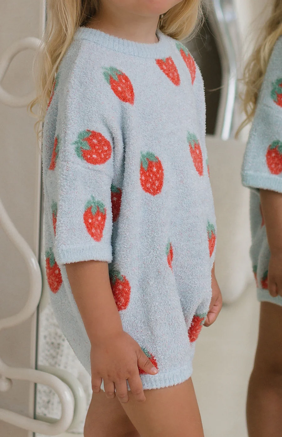 STRAWBERRY ROMPER - SKY - Image 7