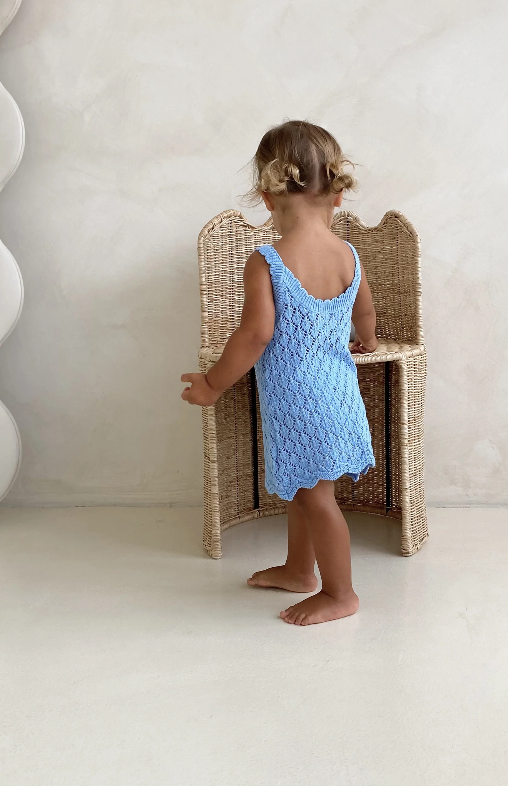 SUKI CROCHET DRESS - AZURE - Image 2