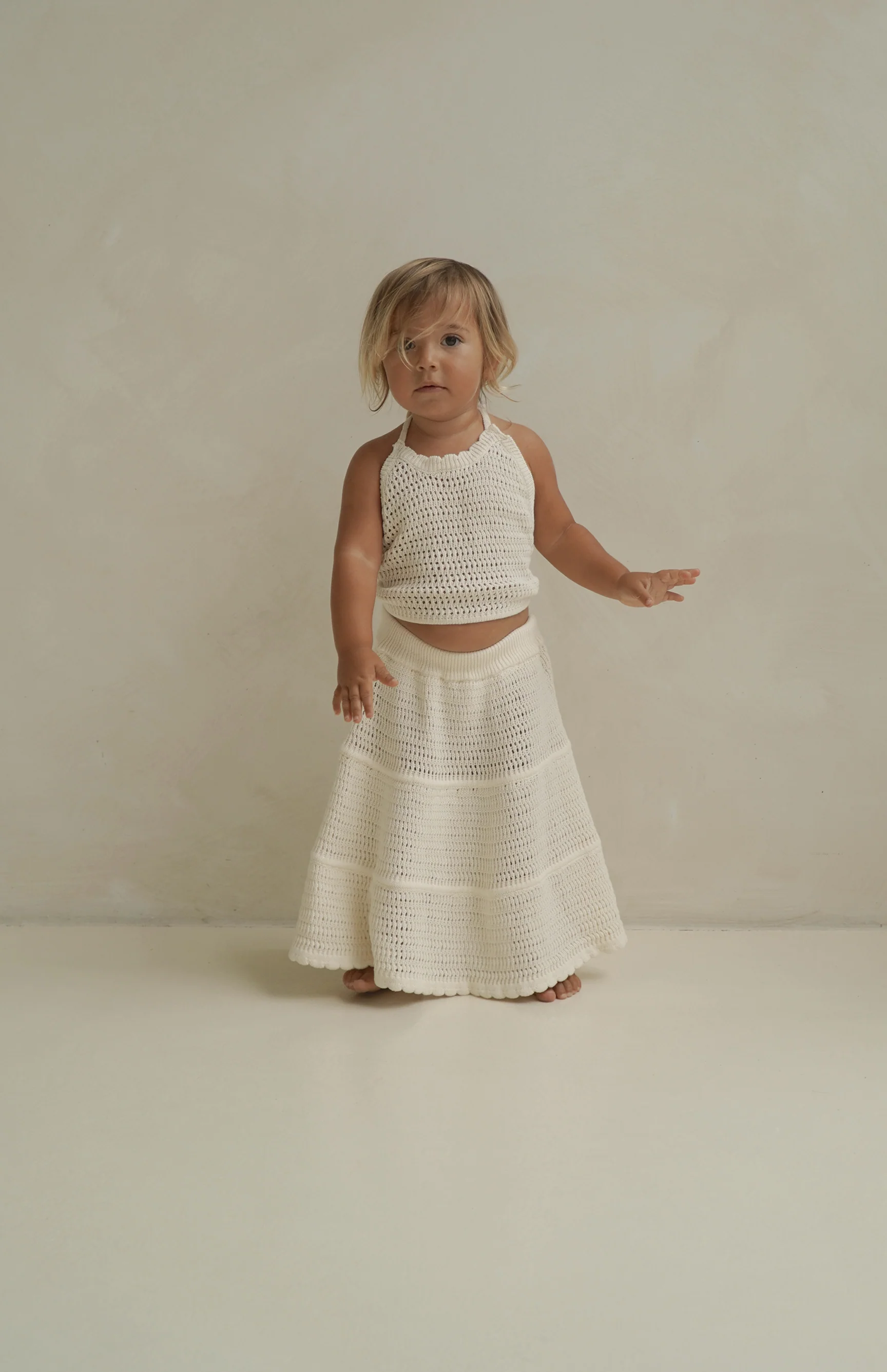 SYLVIE CROCHET TOP - CREAM - Image 4