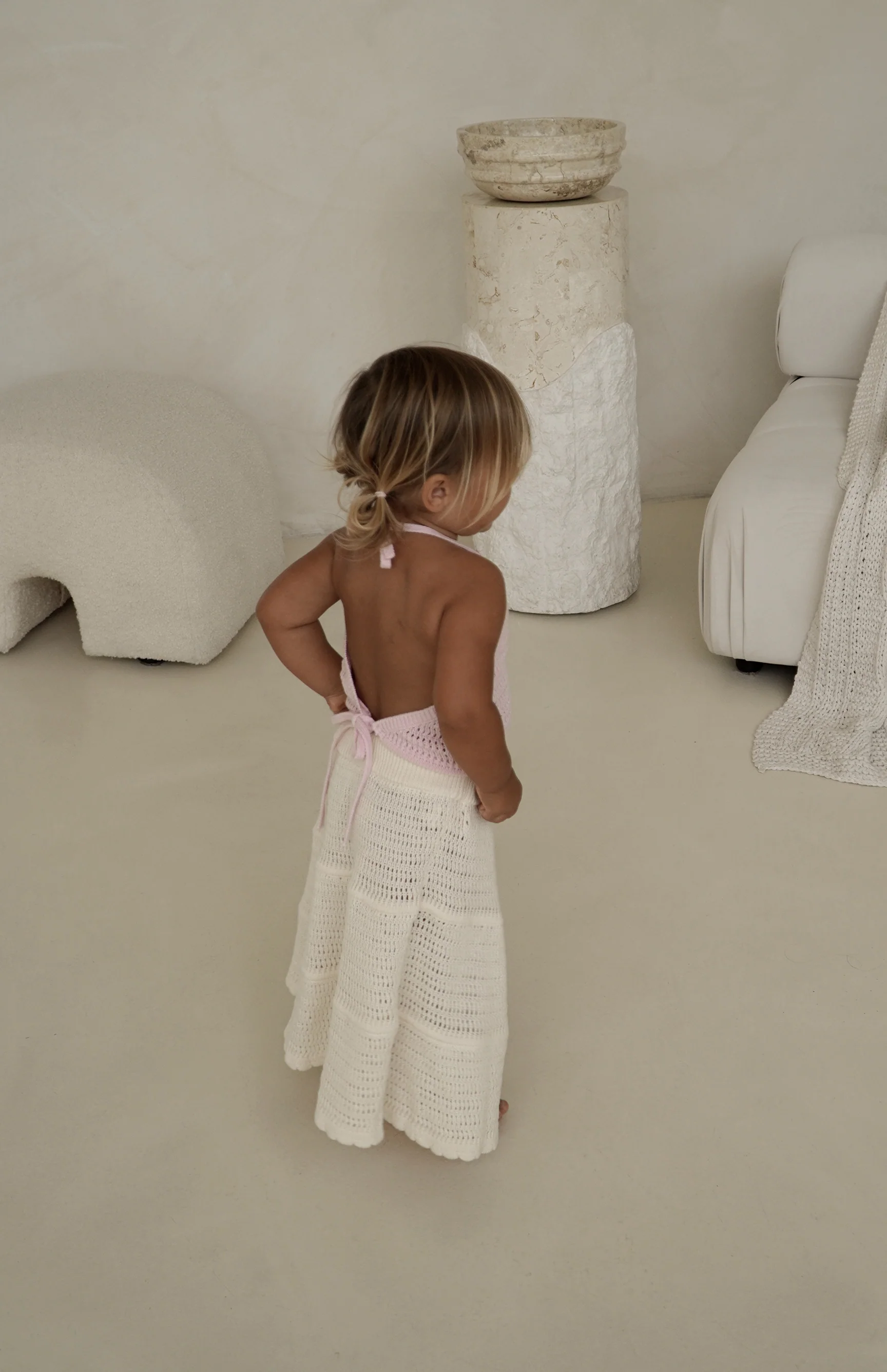 SYLVIE CROCHET TOP - PINK - Image 5
