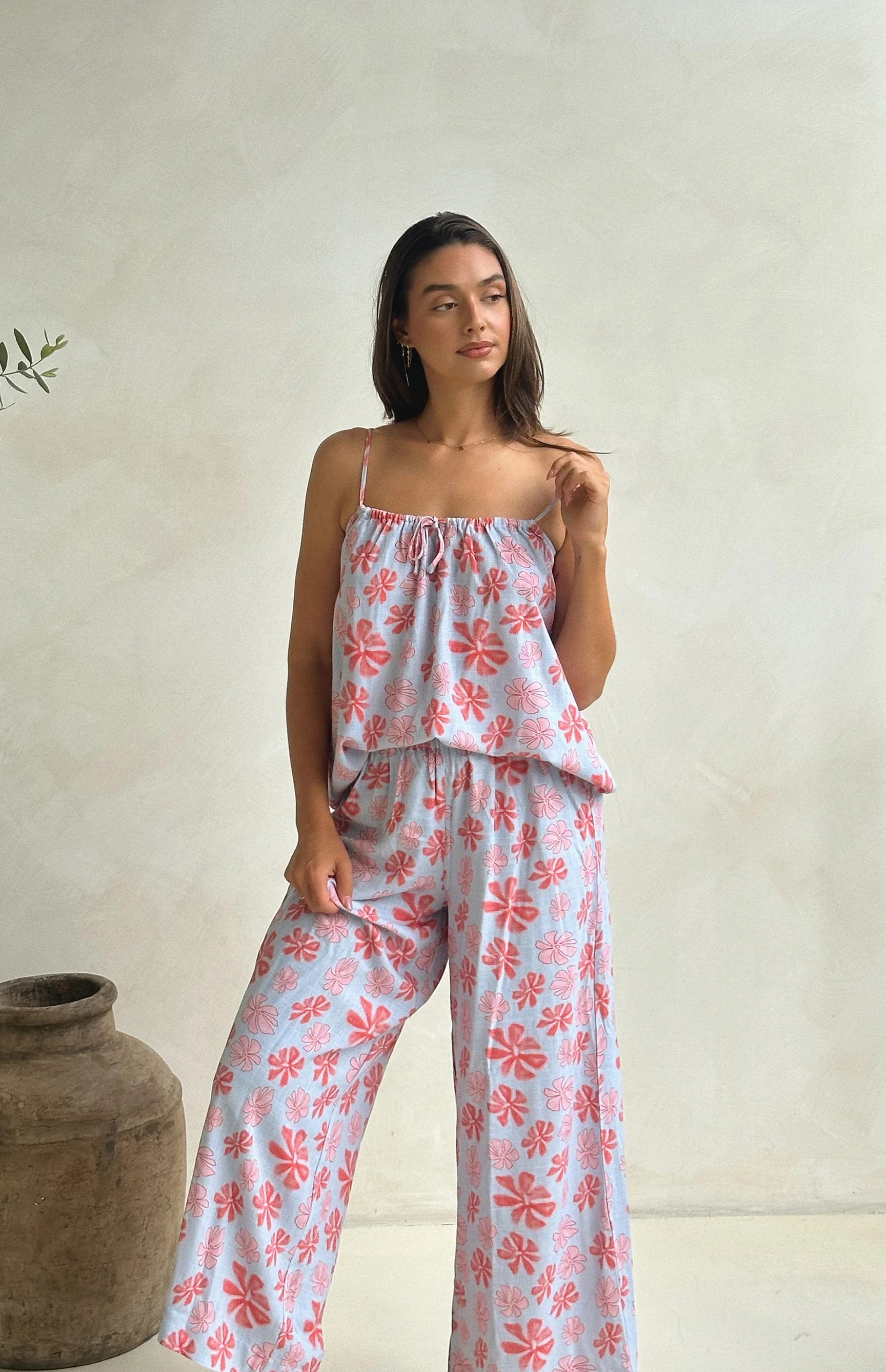 TUSCAN BLOOM SINGLET TOP - MAMA - Image 2