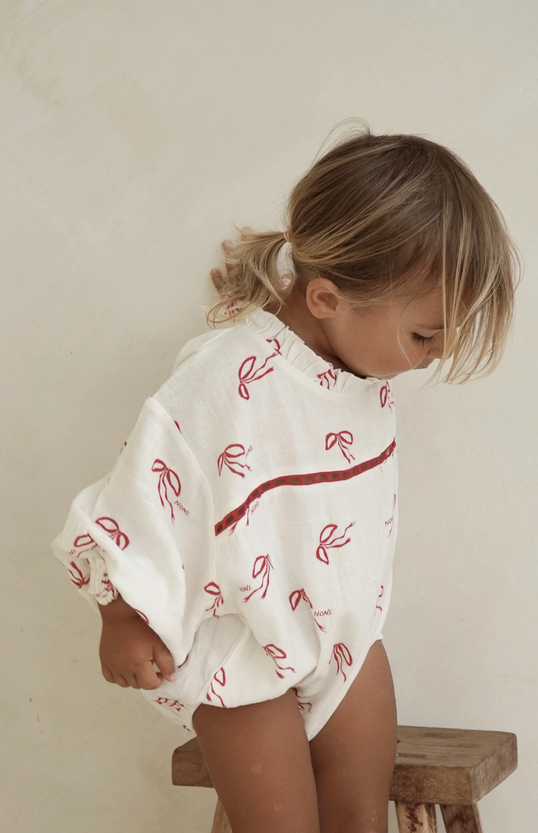 WILLOW ROMPER - BOWKNOT
